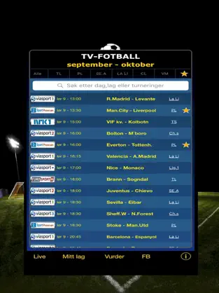 Zrzut ekranu 2 TV-FOTBALL (Gratis) iphone