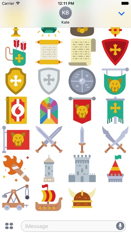 Medieval Stickers Emojis by NITA MARIAN