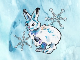 These unique original paintings are sure to warm hearts and bring cheer to your text messages