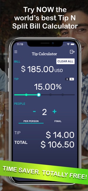 Tip Calculator & Bill Split(圖1)-速報App