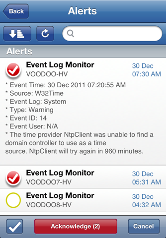 PA Server Monitor for iPhone screenshot 4