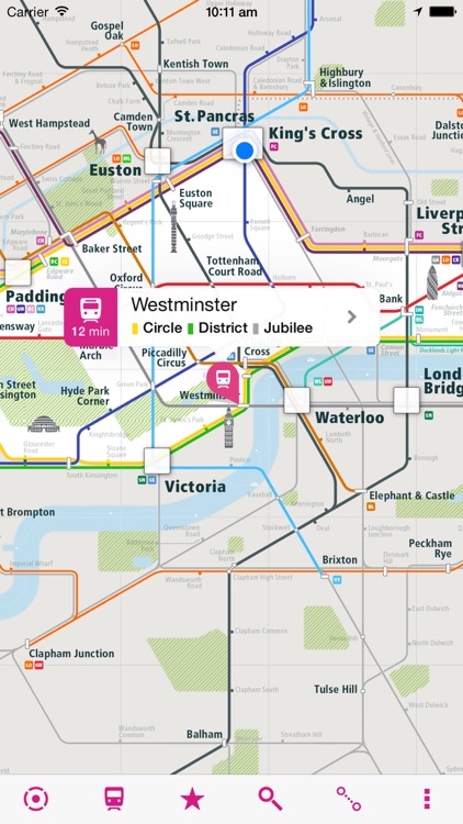 London Rail Map Lite