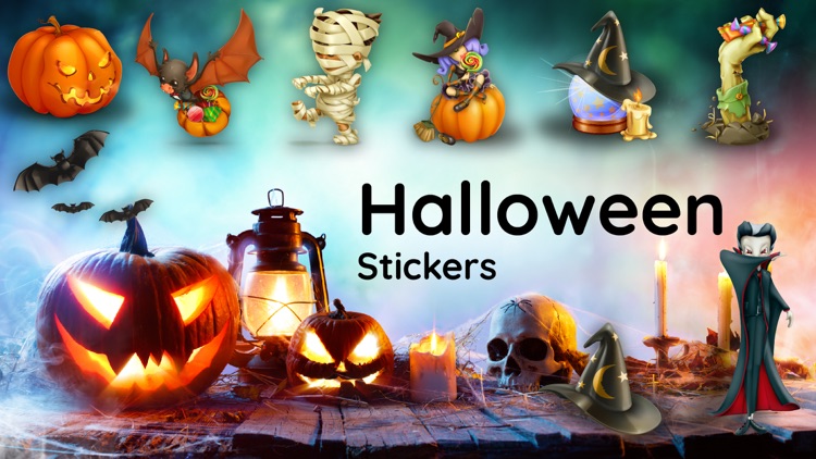 3D Halloween Party Sticker App