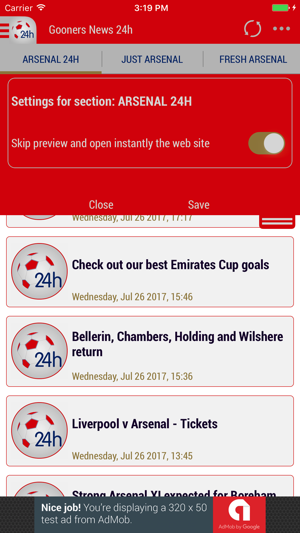 24h News for Arsenal(圖2)-速報App