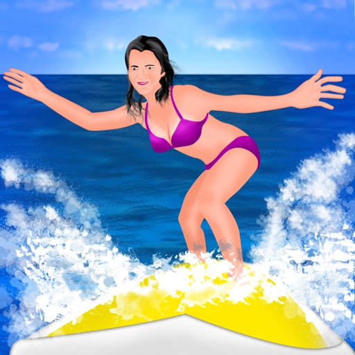 Surf the waves, the hardest summer game ever - Free Edition icon