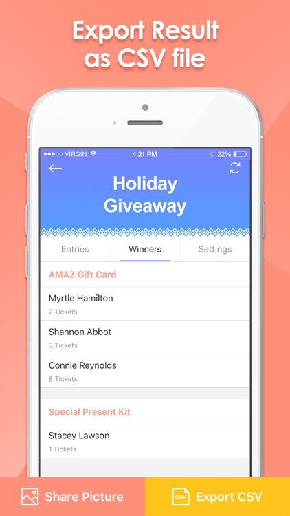 Raffle It - raffle drawing app