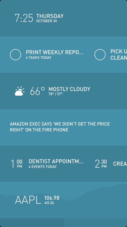 Morning — Weather, To-Do, News screenshot-0