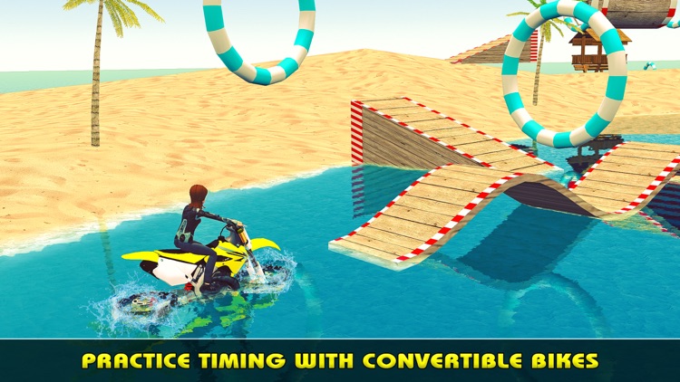 Kids Water Motorbike Surfing & Fun Game