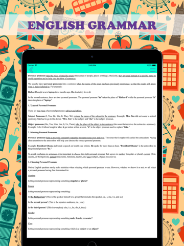 Learn English course: Pronouns screenshot 3