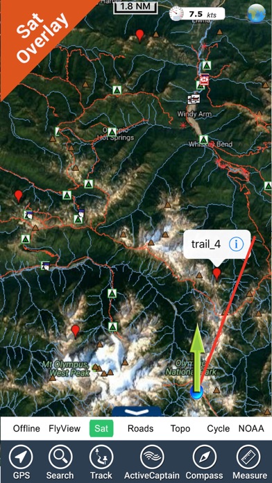Olympic National Park GPS Mapsのおすすめ画像1