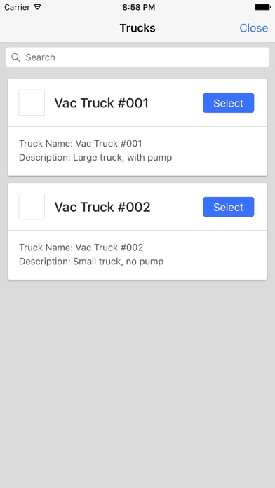 VacTrac Driver App screenshot 2