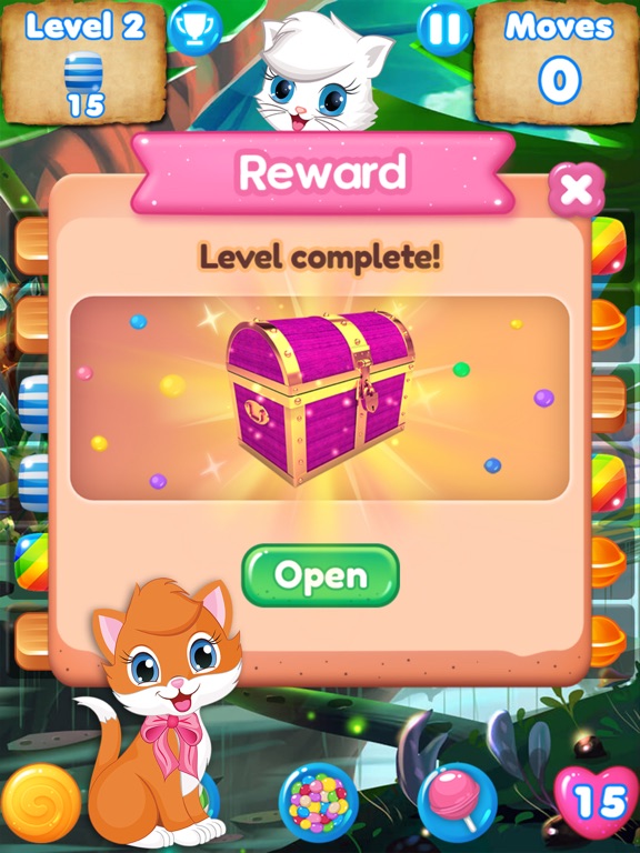 Candy Cats - Cat games and puzzle screenshot 3