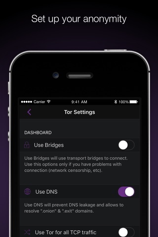 ORCloak • Tor VPN client screenshot 3