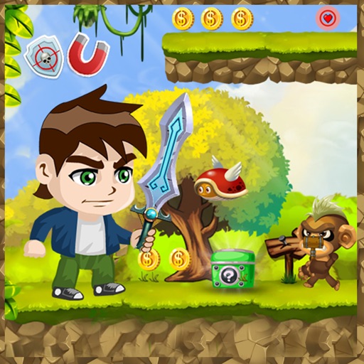 Ben Super Adventure-More than 10 levels & weapons Icon