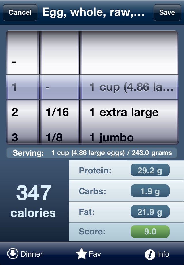 Tap & Track Calorie Counter screenshot 2