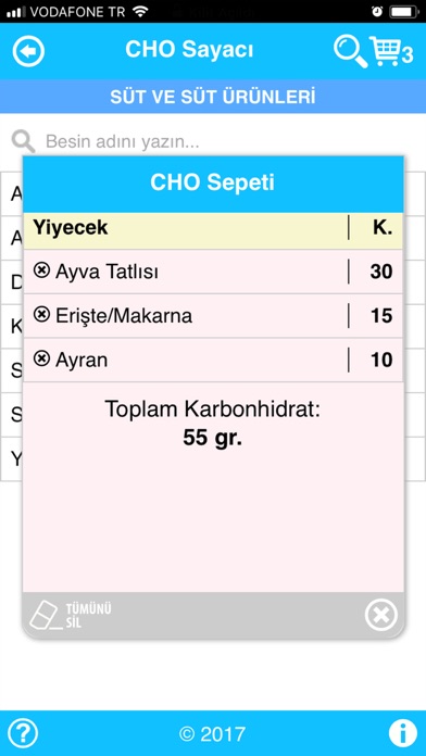 Karbonhidrat Sayacı screenshot 2