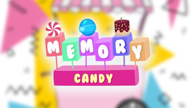 Candy Memory Game for kids