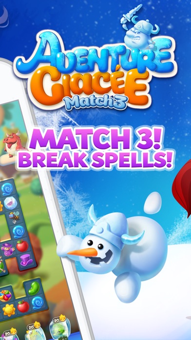 Aventure glacée : Match 3 screenshot 2