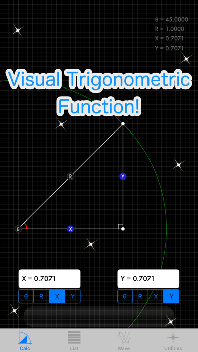 How to cancel & delete Visual Trig Func from iphone & ipad 1