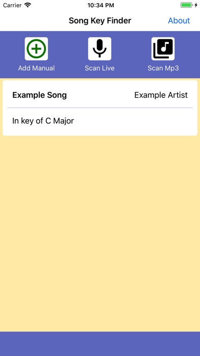 Song Key Finder screenshot 2