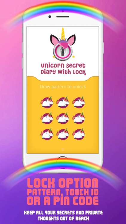 Unicorn Secret Diary with Lock