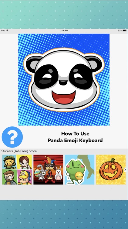 Funny Panda - Emoji Keyboard screenshot-3