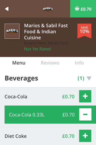 Marios Fast Food & Indian screenshot 4