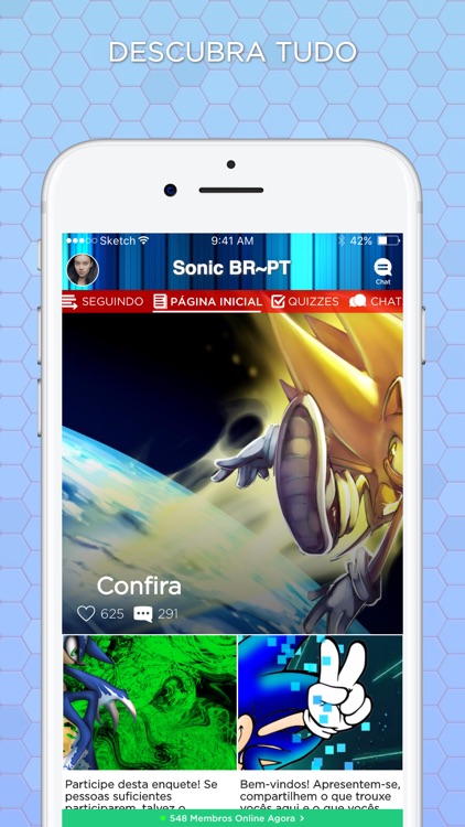 Amino para Sonic em Português