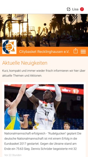 Citybasket Recklinghausen e.V.(圖1)-速報App