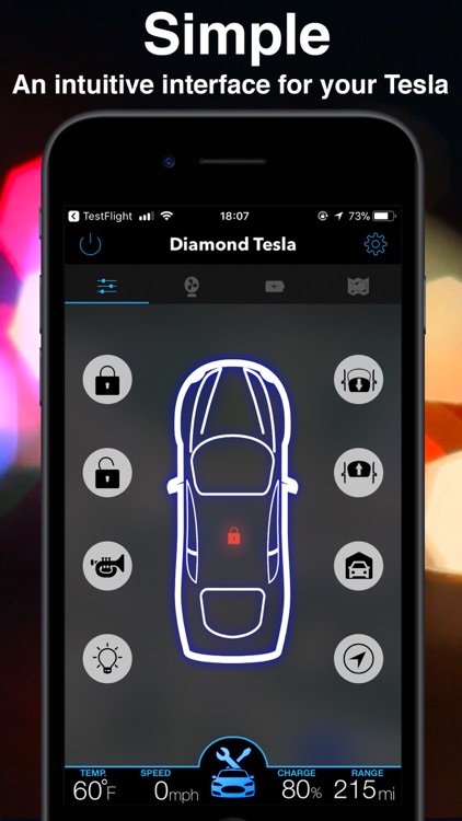 tesla car remote