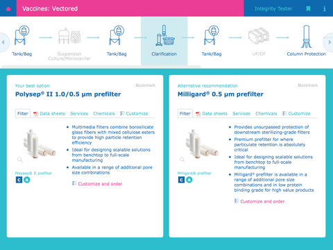 MilliporeSigma Filter Selector+ screenshot 3