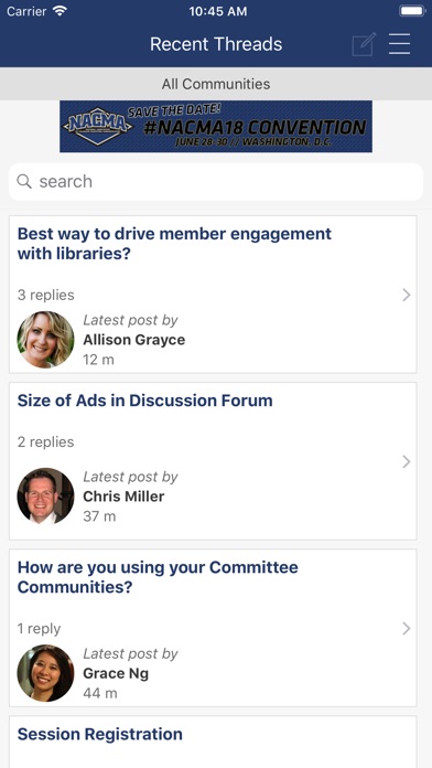 NACMA Community screenshot 2