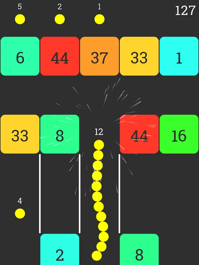 Captura 1 Serpiente contra Bloques iphone