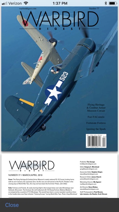 Warbird Digest screenshot 2