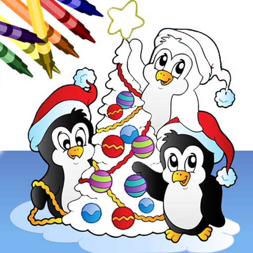 Christmas Coloring Book! iOS App