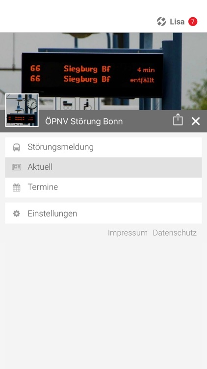 ÖPNV Störung Bonn
