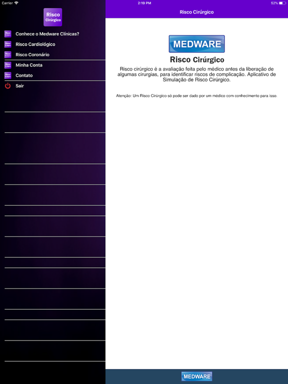Screenshot #5 pour Risco Cirúrgico