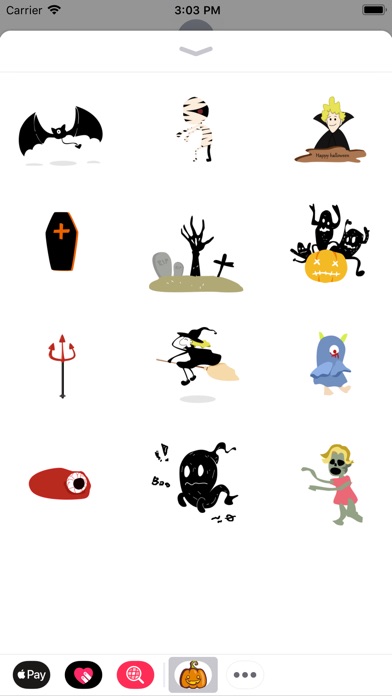 Halloween Stickers:Nightmare screenshot 3