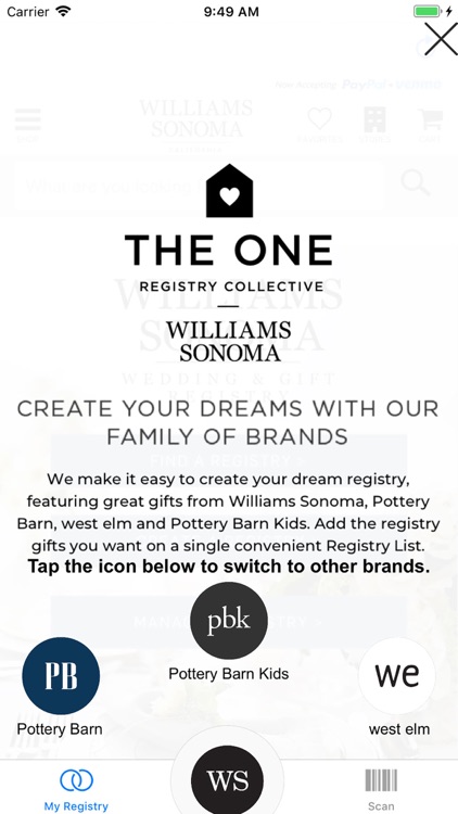 Williams Sonoma Gift Registry screenshot-5