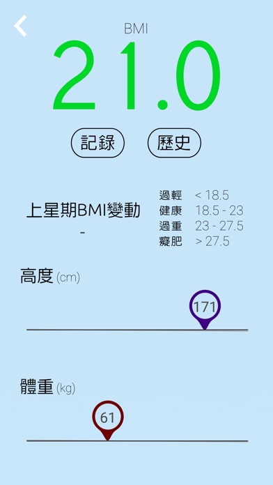 一觸即動 BMI Diary screenshot 3