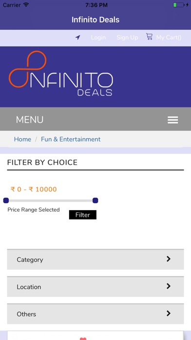 InfinitoDeals screenshot 2