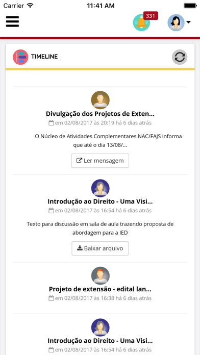 Espaço Aluno screenshot 4