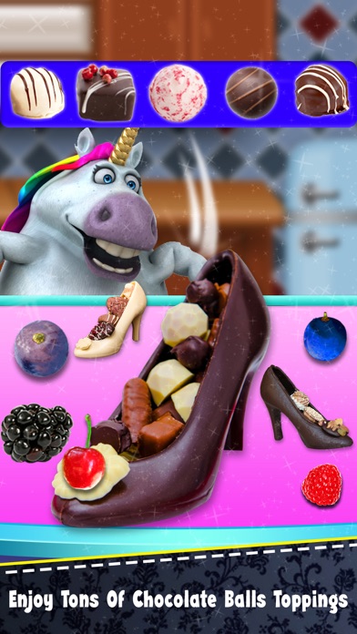 Fat Unicorn DIY Chocolate Shoe screenshot 3
