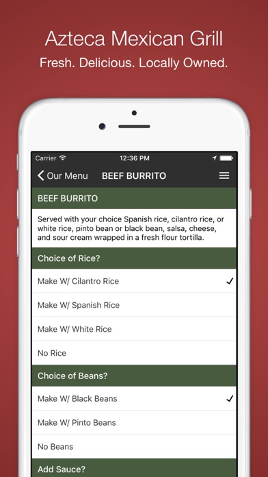 How to cancel & delete Azteca Mexican Grill - Order from iphone & ipad 3