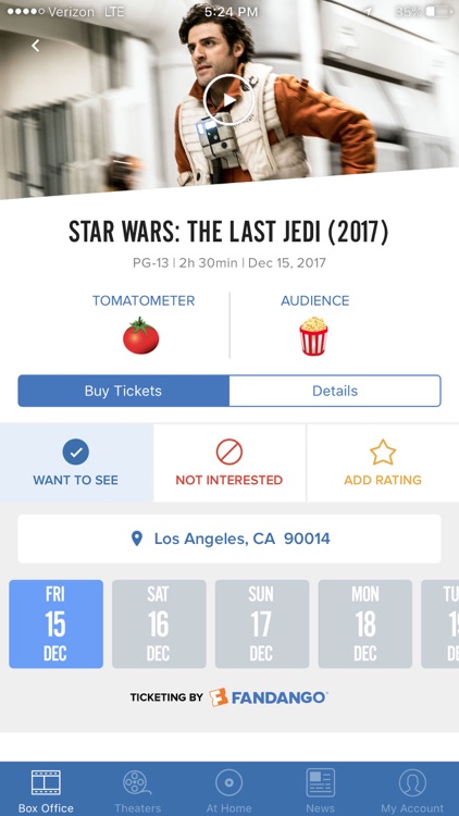Flixster - Showtimes + Tickets