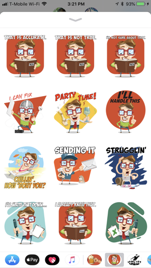 Nerd Response Stickers