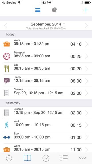 aTimeLogger 2 screenshot1