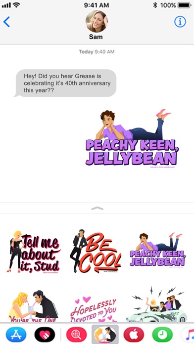 Official Grease Stickers screenshot 2