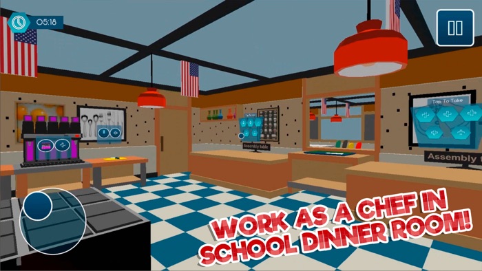 High School Cafeteria Cashier