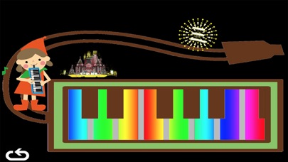 虹色キーボードピアノ screenshot 4